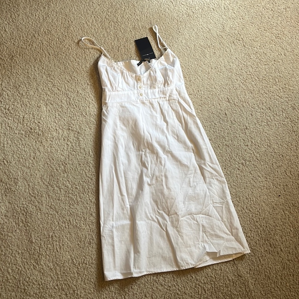 white summer dress